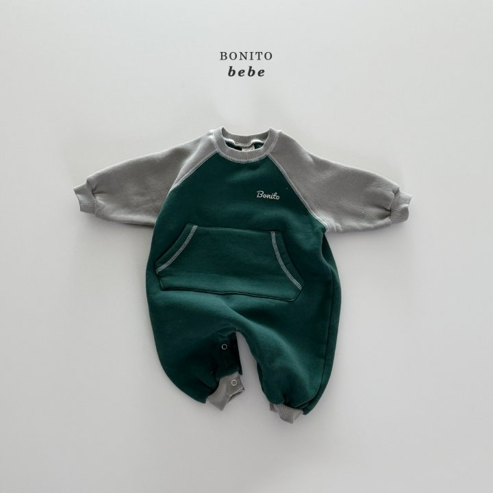 Bonitobebe 包屁衣 보니토베베 (베베)가이루빠캥거루슈트-規格圖11