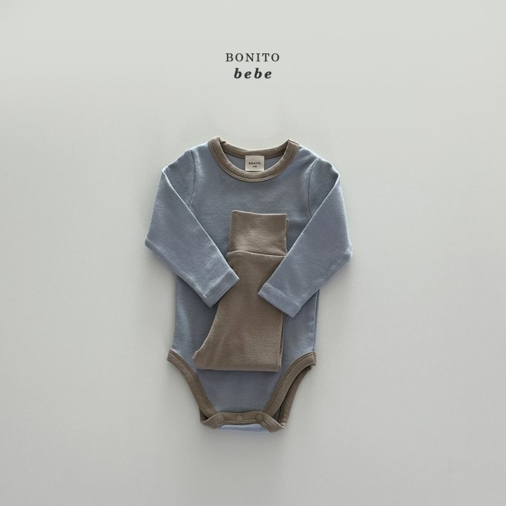Bonitobebe 套裝 包屁衣&褲子 보니토베베 (베베)기획윈터실내복슈트세트-細節圖9