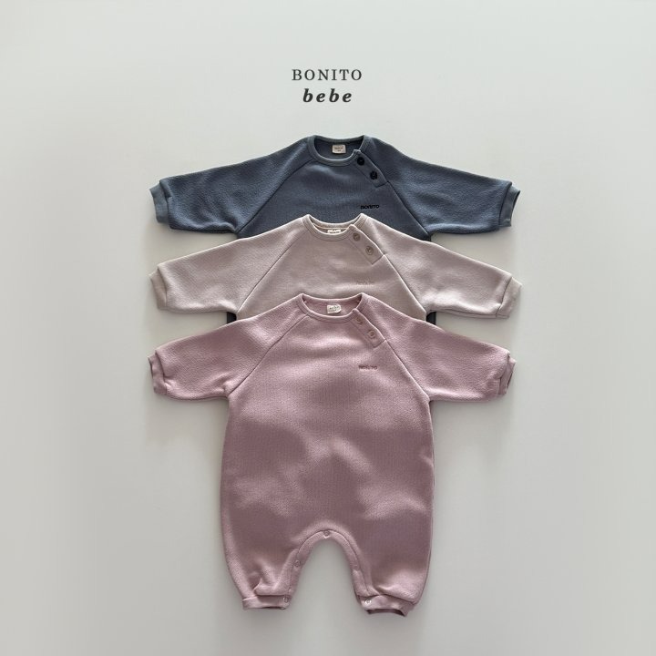 Bonitobebe 包屁衣 보니토베베 (베베)니트기모나그랑슈트-細節圖2