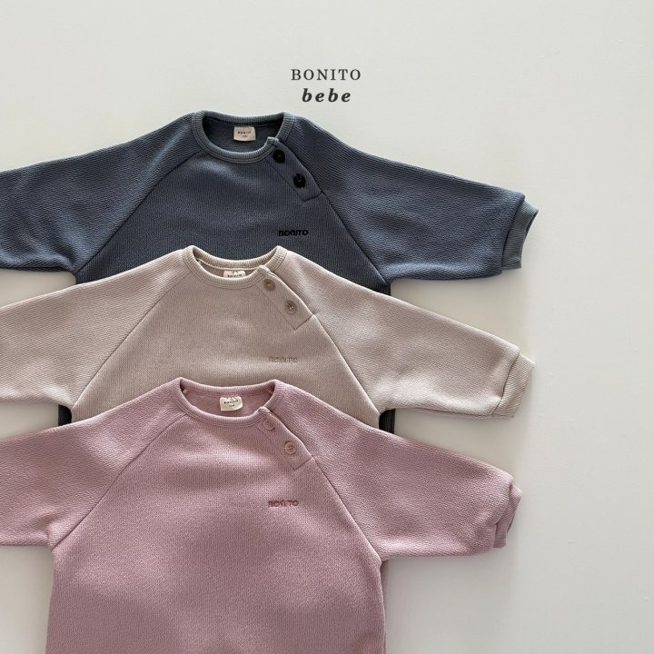 Bonitobebe 包屁衣 보니토베베 (베베)니트기모나그랑슈트-細節圖3