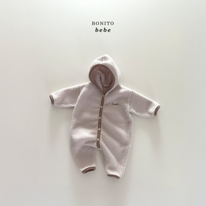 Bonitobebe 包屁衣 보니토베베 (베베)덤블랍빠후드슈트-細節圖2