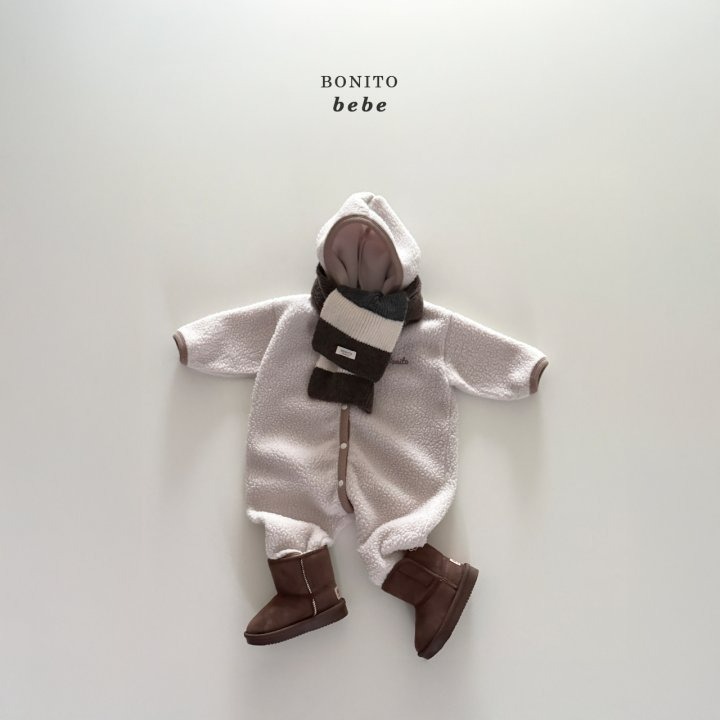 Bonitobebe 包屁衣 보니토베베 (베베)덤블랍빠후드슈트-細節圖3