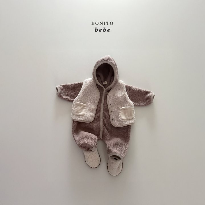 Bonitobebe 包屁衣 보니토베베 (베베)덤블랍빠후드슈트-細節圖11
