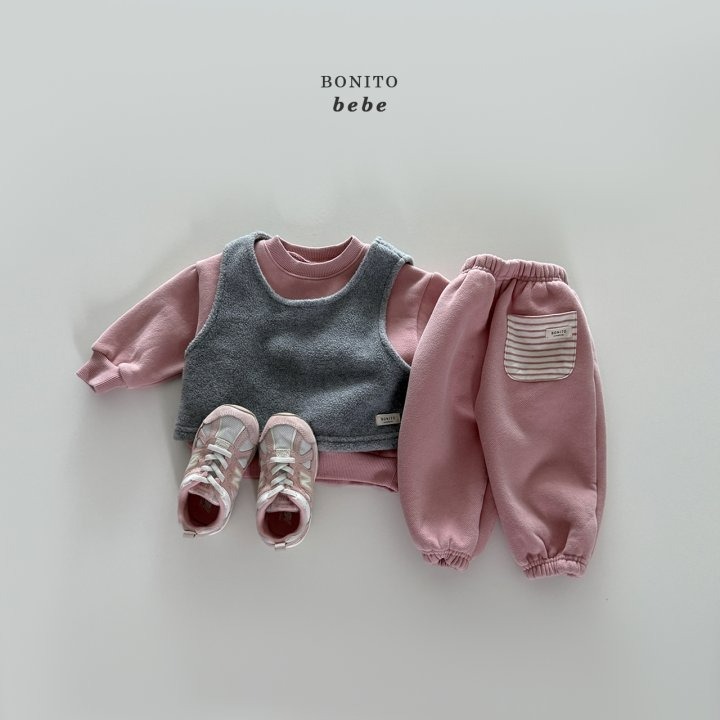 Bonitobebe 上衣 보니토베베 (베베)러브밤맨투맨-細節圖4