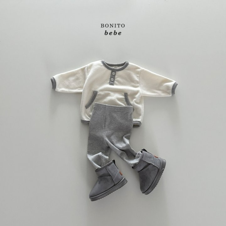 Bonitobebe 套裝 上下 보니토베베 (베베)캥거루랍빠레깅스세트-細節圖5