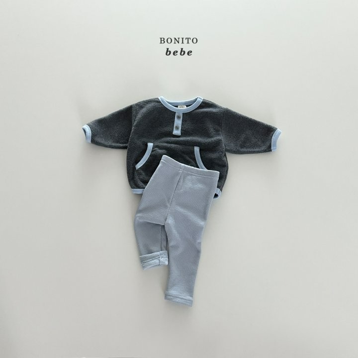 Bonitobebe 套裝 上下 보니토베베 (베베)캥거루랍빠레깅스세트-細節圖8