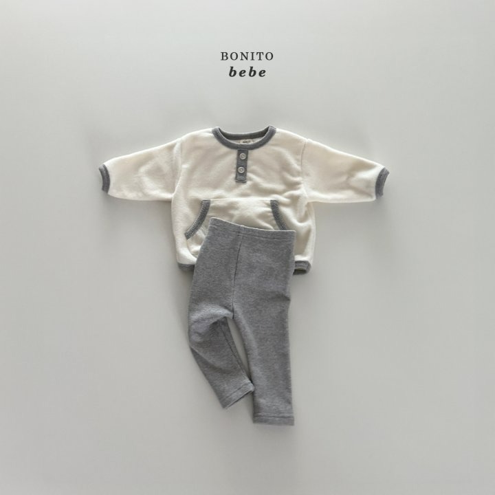 Bonitobebe 套裝 上下 보니토베베 (베베)캥거루랍빠레깅스세트-規格圖11