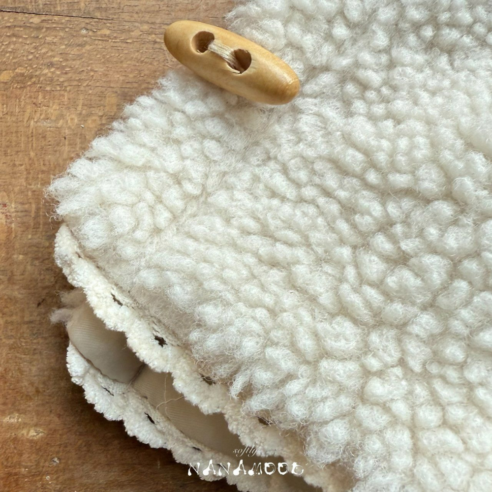 BananaJ 外套 바나나제이 베베꼬깔몽글코트-細節圖11