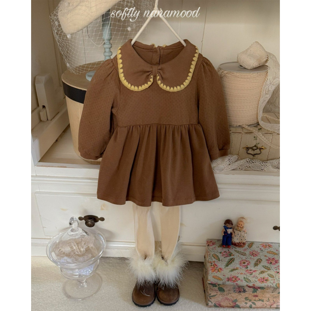 BananaJ 洋裝 바나나제이 베베로지리본원피스-細節圖9