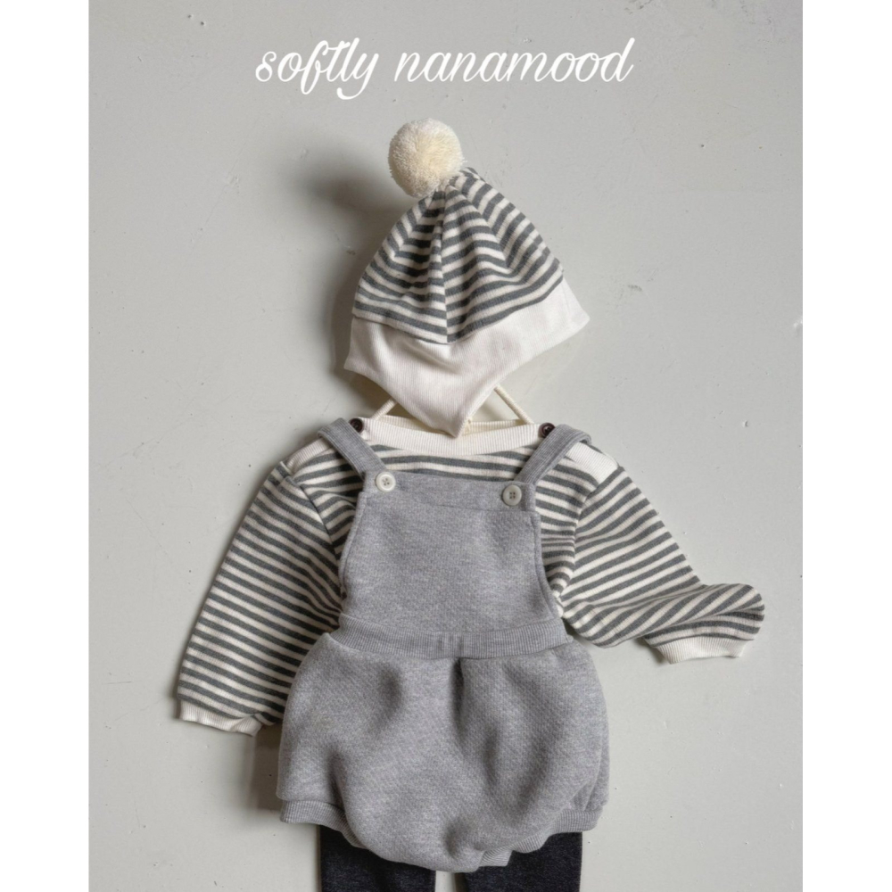 BananaJ 包屁衣 바나나제이 베베코지멜빵슈트-細節圖3