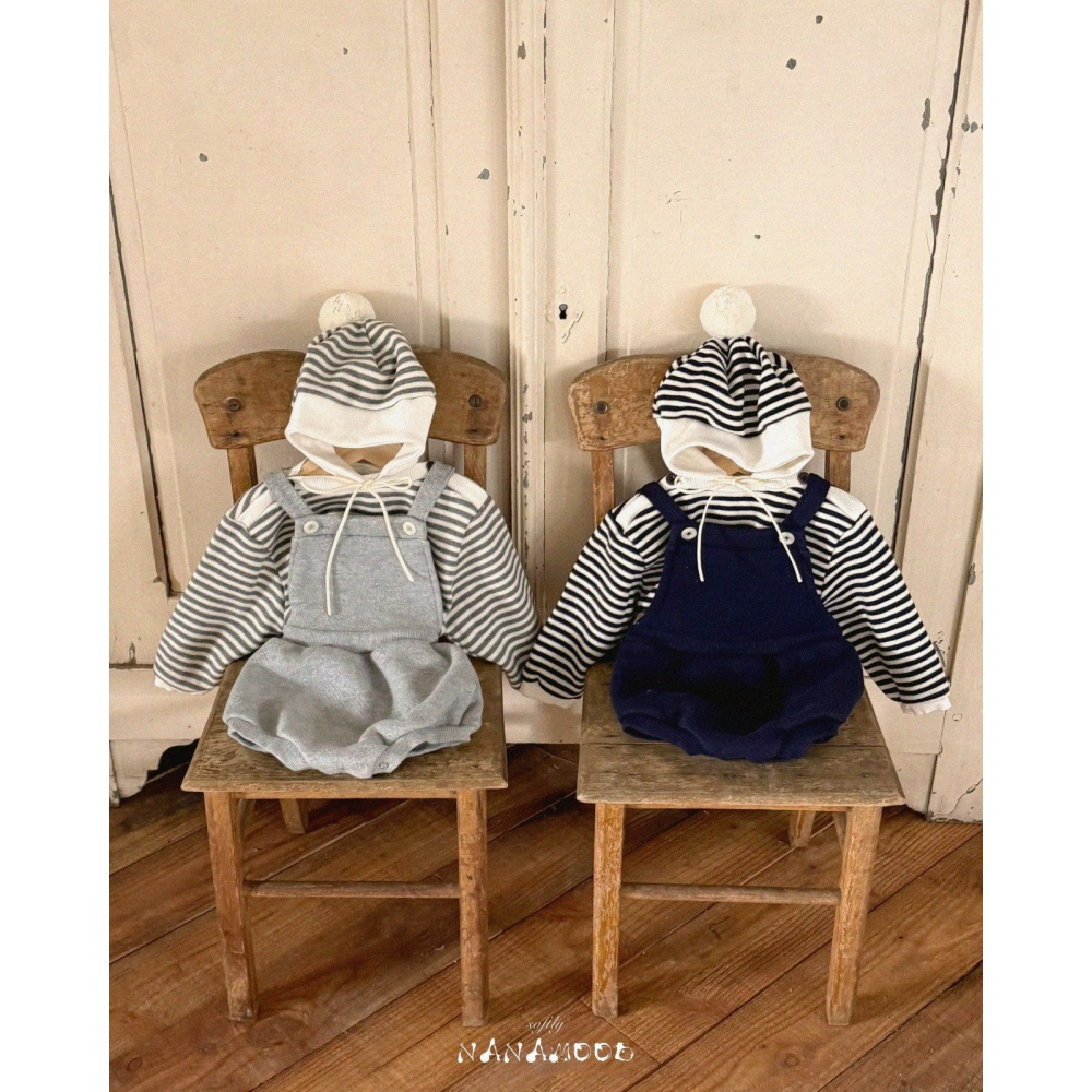 BananaJ 包屁衣 바나나제이 베베코지멜빵슈트-細節圖6