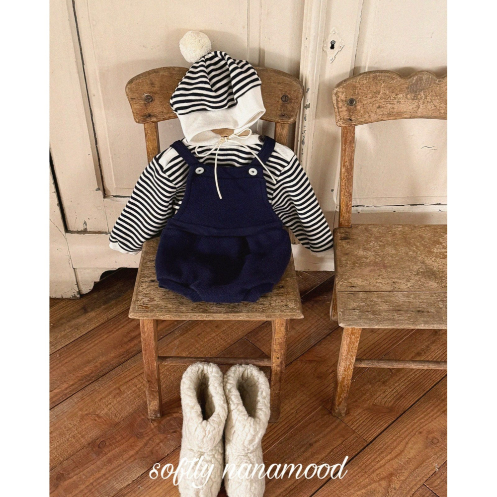 BananaJ 包屁衣 바나나제이 베베코지멜빵슈트-細節圖8