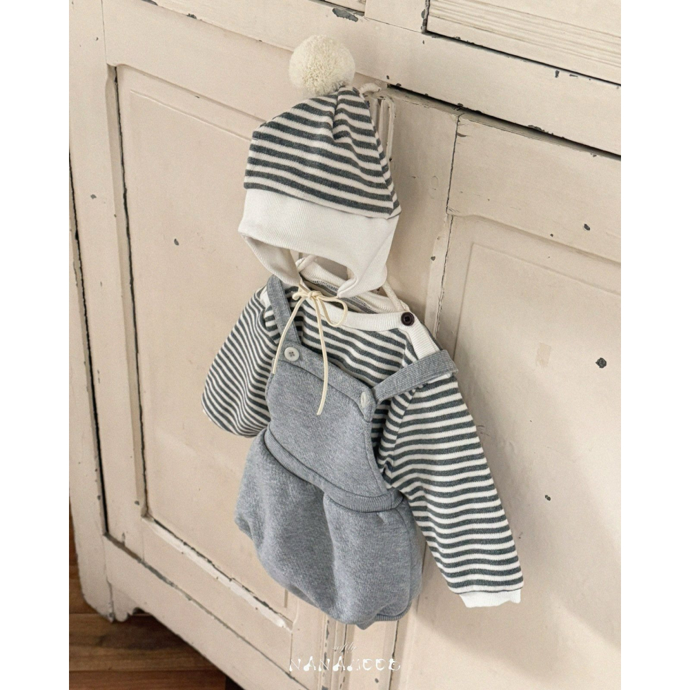 BananaJ 包屁衣 바나나제이 베베코지멜빵슈트-細節圖10