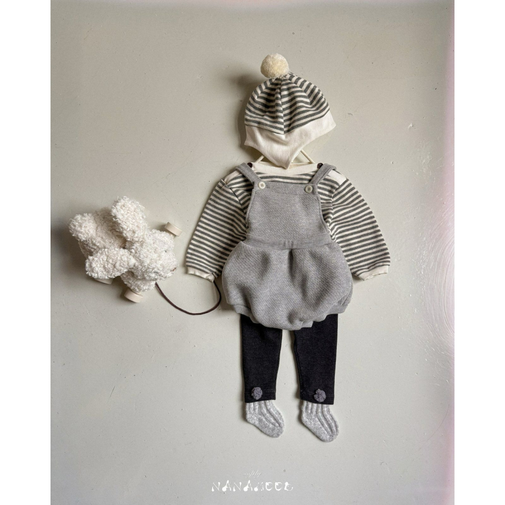 BananaJ 包屁衣 바나나제이 베베코지멜빵슈트-細節圖11