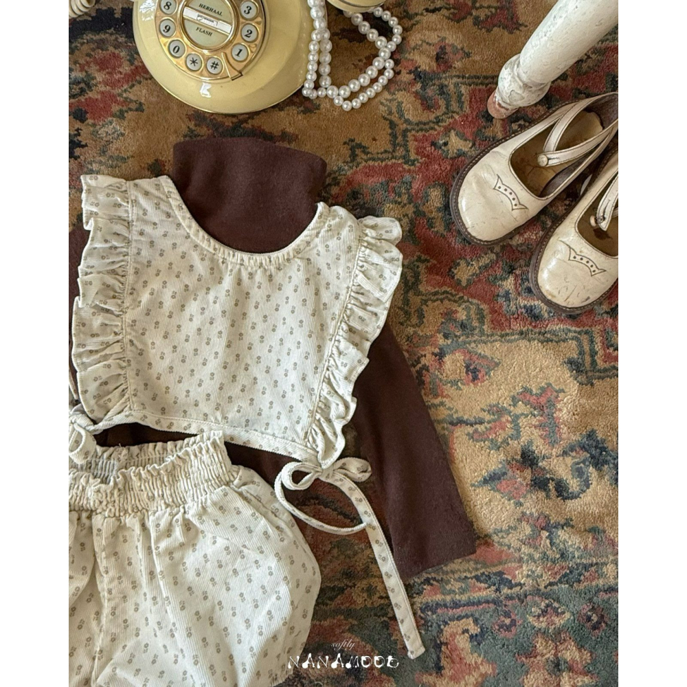 BananaJ 套裝 上下 바나나제이 베베플로리프릴세트-細節圖3