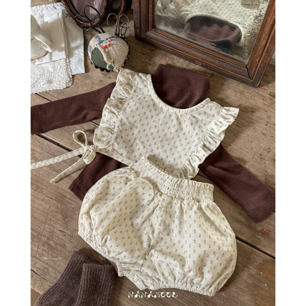 BananaJ 套裝 上下 바나나제이 베베플로리프릴세트-細節圖5