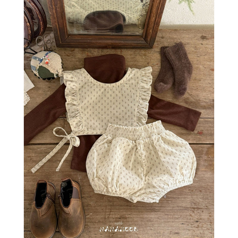 BananaJ 套裝 上下 바나나제이 베베플로리프릴세트-細節圖6