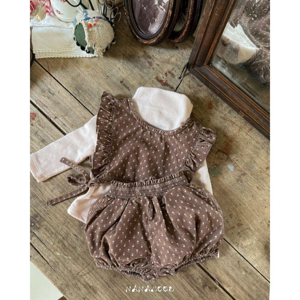 BananaJ 套裝 上下 바나나제이 베베플로리프릴세트-細節圖7