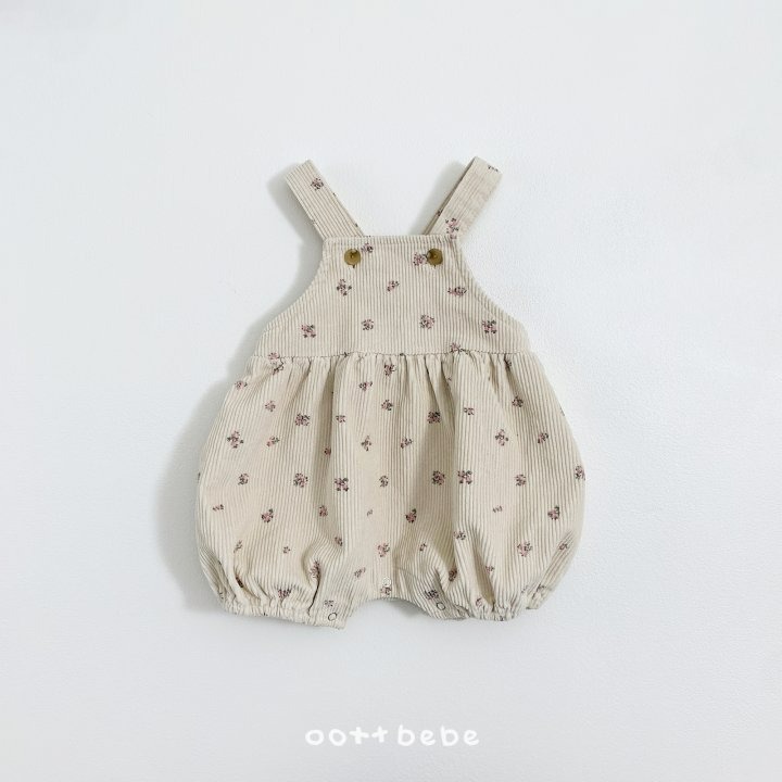 Oottbebe 包屁衣 오뜨베베 로제코듀로이슈트-細節圖2