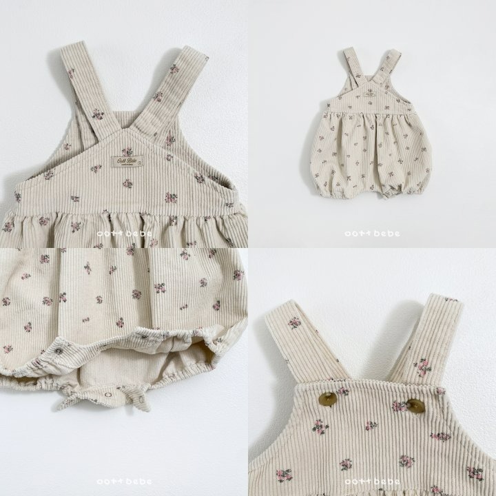 Oottbebe 包屁衣 오뜨베베 로제코듀로이슈트-細節圖4