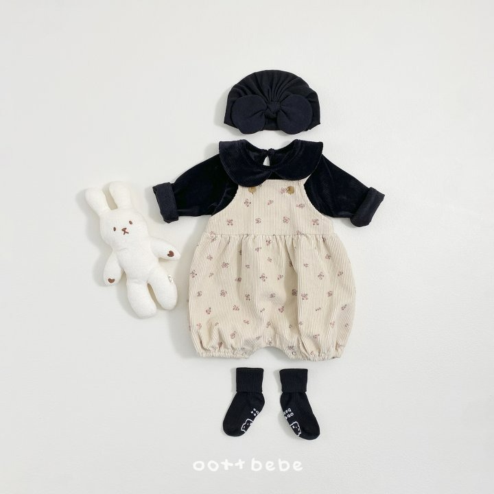 Oottbebe 包屁衣 오뜨베베 로제코듀로이슈트-細節圖5