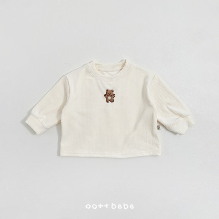 Oottbebe 上衣 오뜨베베 밍크시보리티셔츠-細節圖2