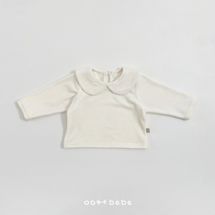 Oottbebe 上衣 오뜨베베 밍크카라티셔츠베베-規格圖11