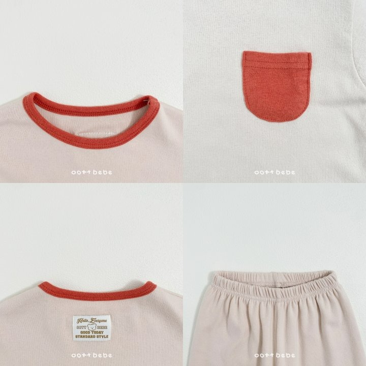 Oottbebe 套裝 上下 오뜨베베 보들모달실내복-細節圖7