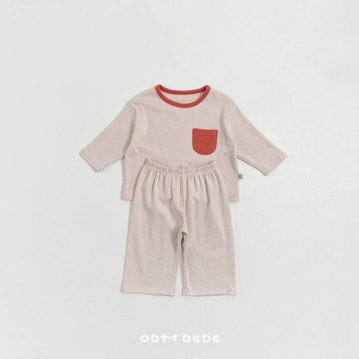 Oottbebe 套裝 上下 오뜨베베 보들모달실내복-規格圖11