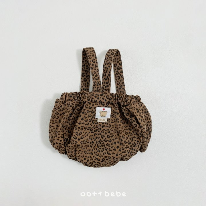 Oottbebe 包屁衣 오뜨베베 호피멜빵슈트-細節圖3