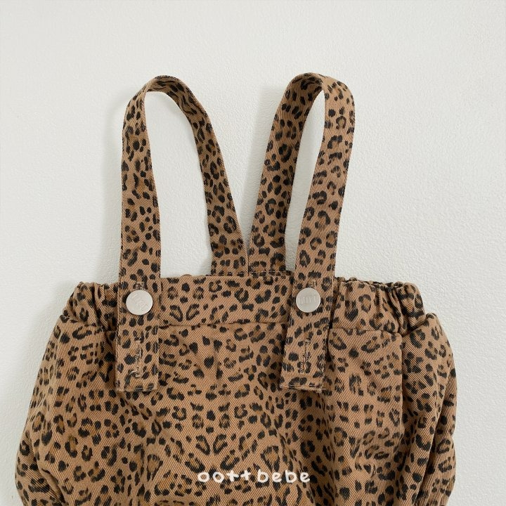 Oottbebe 包屁衣 오뜨베베 호피멜빵슈트-細節圖6