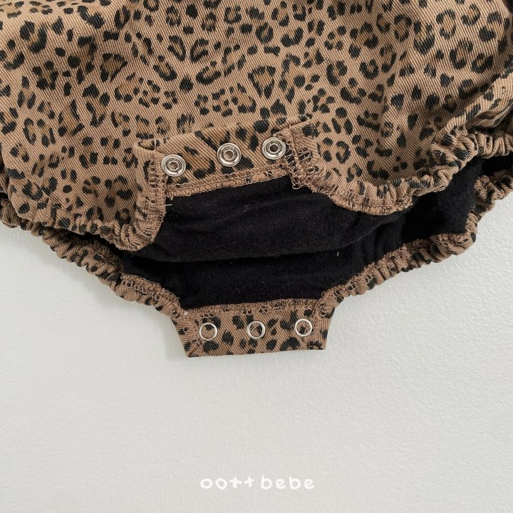 Oottbebe 包屁衣 오뜨베베 호피멜빵슈트-細節圖7