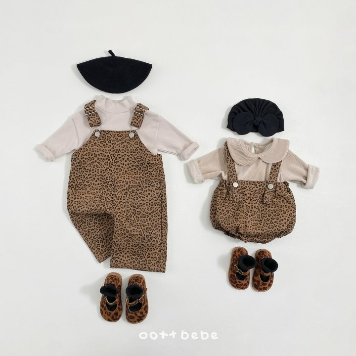 Oottbebe 包屁衣 오뜨베베 호피멜빵슈트-細節圖9