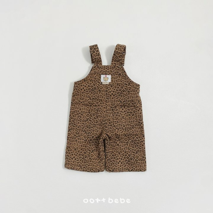 Oottbebe 吊帶褲 오뜨베베 호피오버롤-細節圖3