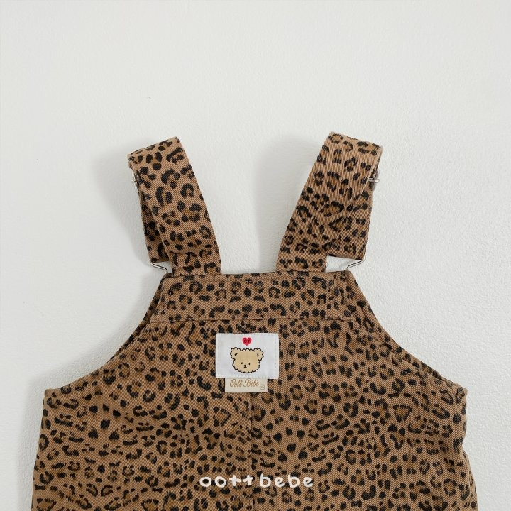 Oottbebe 吊帶褲 오뜨베베 호피오버롤-細節圖8