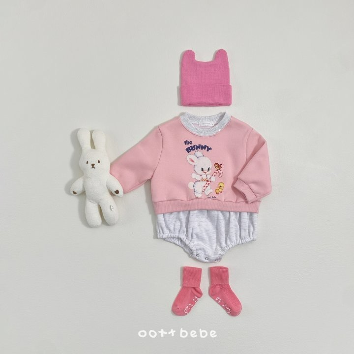 Oottbebe 包屁衣 오뜨베베 베어바니맨투맨슈트-細節圖6