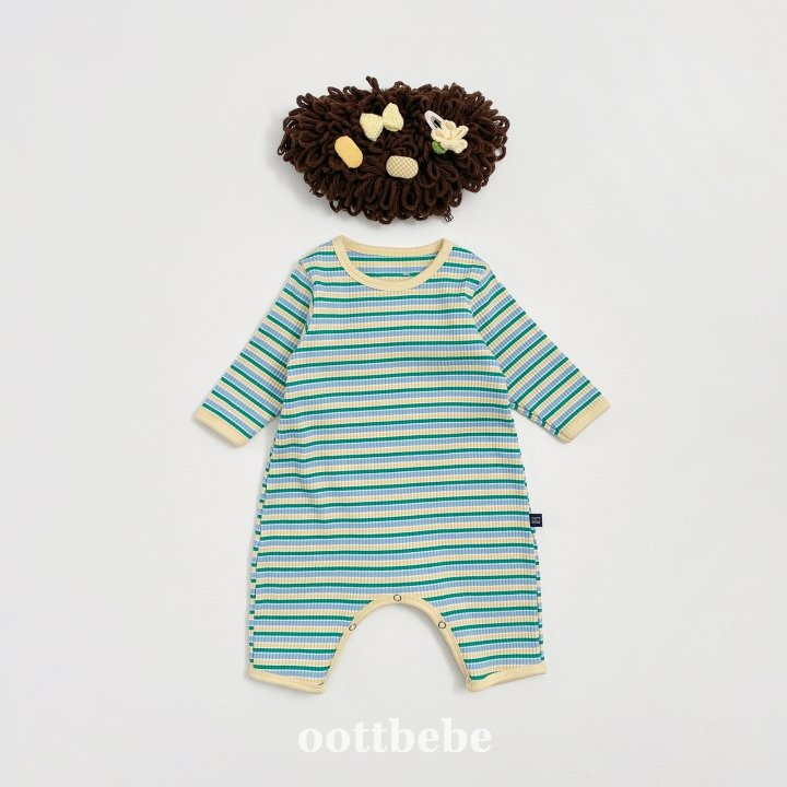 Oottbebe 包屁衣 오뜨베베 팔레트전신슈트-規格圖10