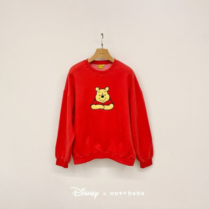 Oottbebe 上衣 親子裝 오뜨베베 푸우와친구들맨투맨성인-細節圖10