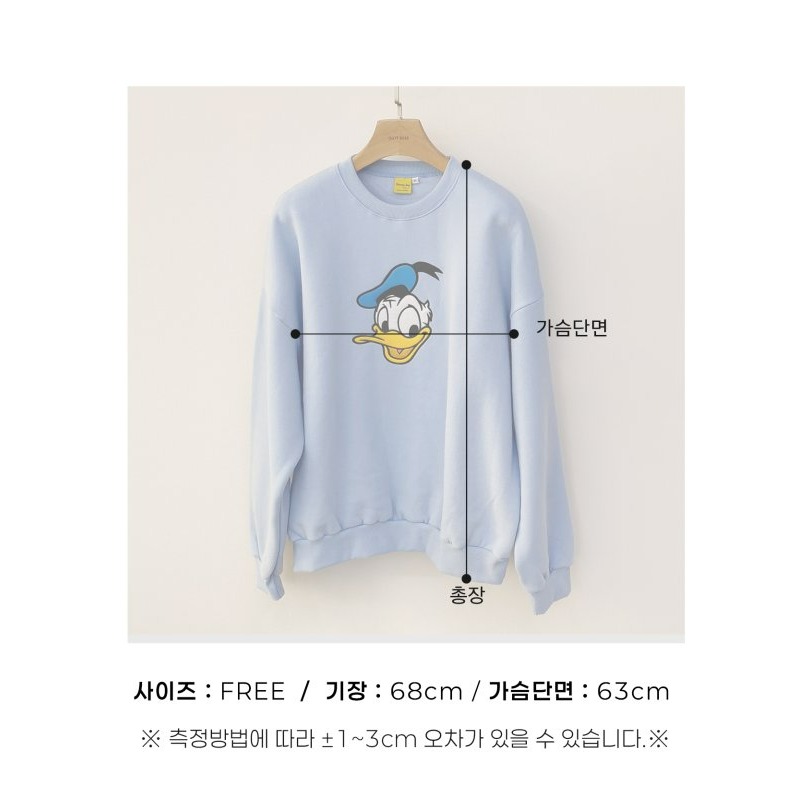 Oottbebe 上衣 親子裝 오뜨베베 도날드덕맨투맨성인-細節圖9