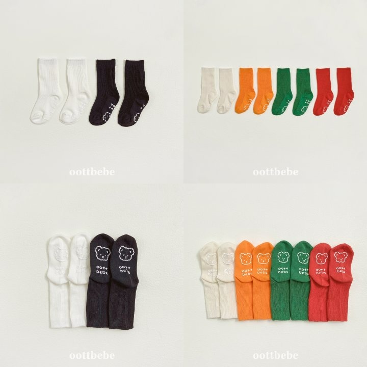 Oottbebe 襪子 오뜨베베 레인보우삭스-細節圖6