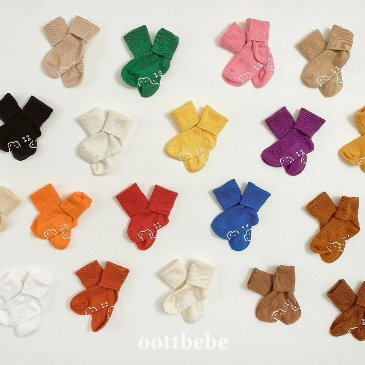 Oottbebe 襪子 오뜨베베 레인보우삭스-細節圖3