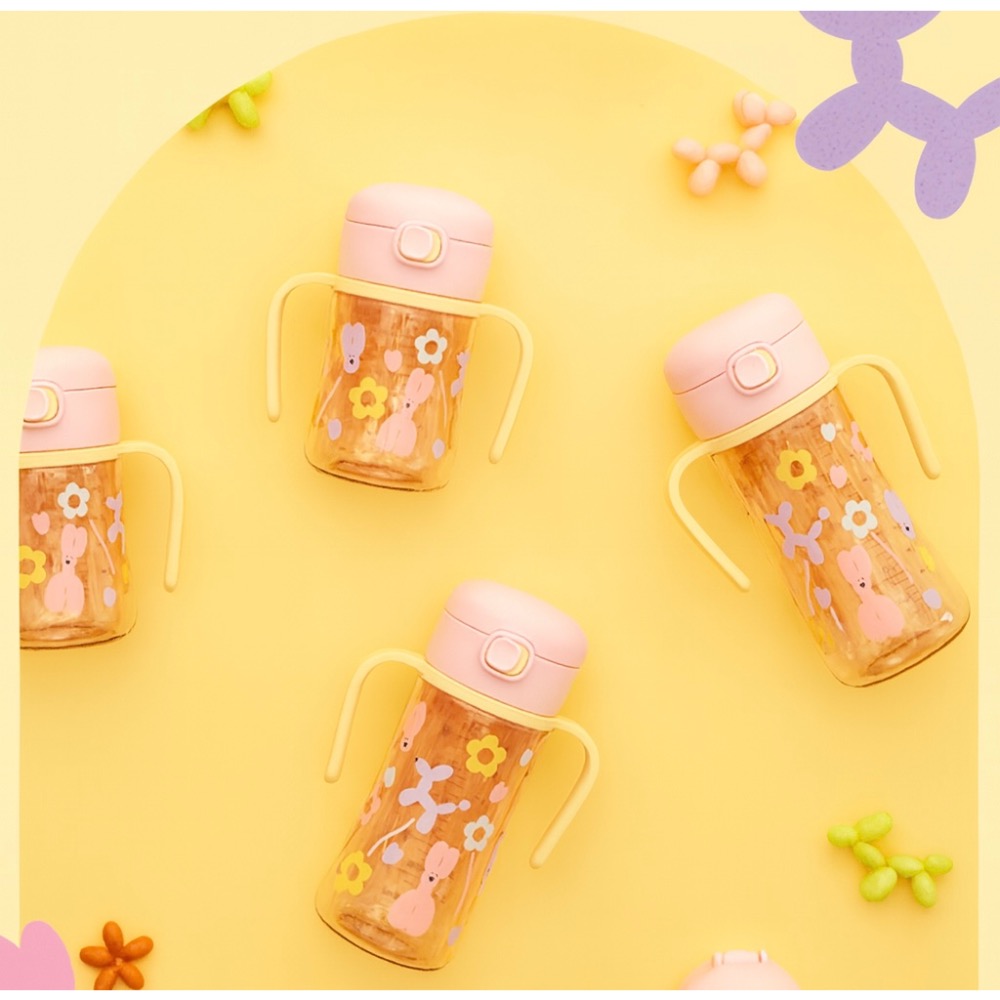 韓國 Moyuum 新款防漏櫻花粉水壺 學習杯-細節圖5