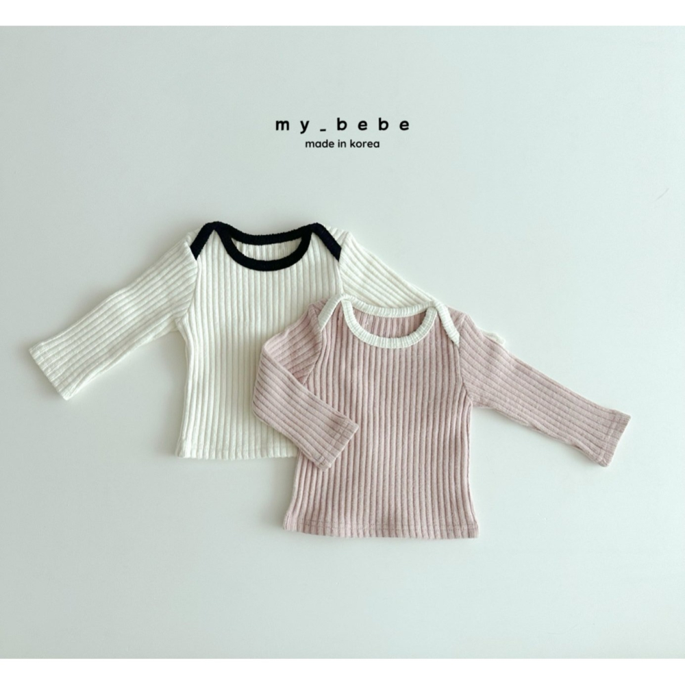 Mybebe 上衣 마이베베 도톰오픈넥티-細節圖2