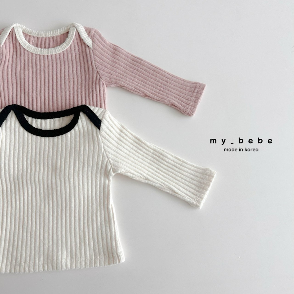 Mybebe 上衣 마이베베 도톰오픈넥티-細節圖3