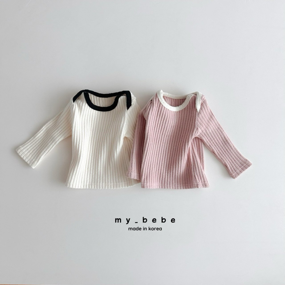 Mybebe 上衣 마이베베 도톰오픈넥티-細節圖4