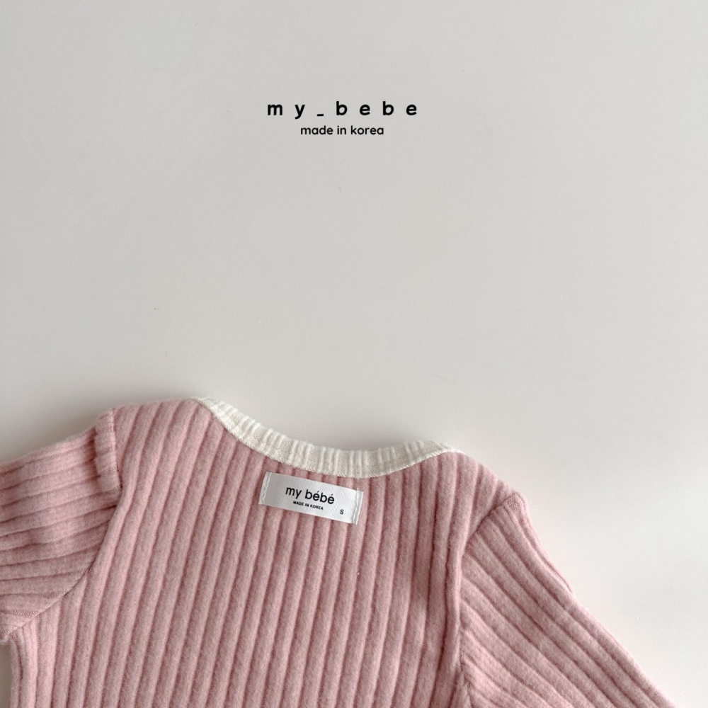 Mybebe 上衣 마이베베 도톰오픈넥티-細節圖9