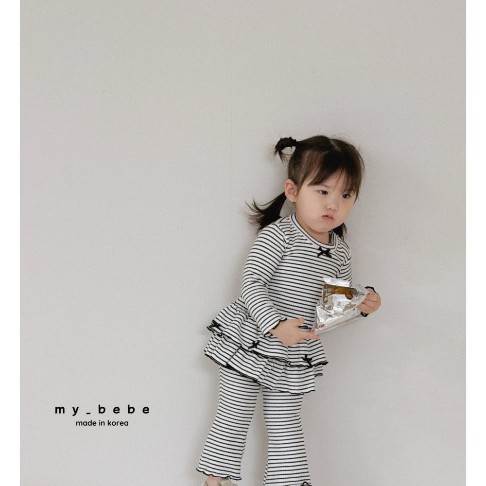 Mybebe 上衣 마이베베 러버크롭티-細節圖2