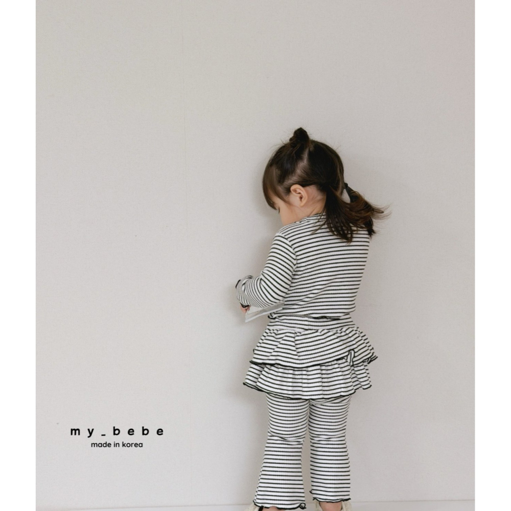 Mybebe 上衣 마이베베 러버크롭티-細節圖3