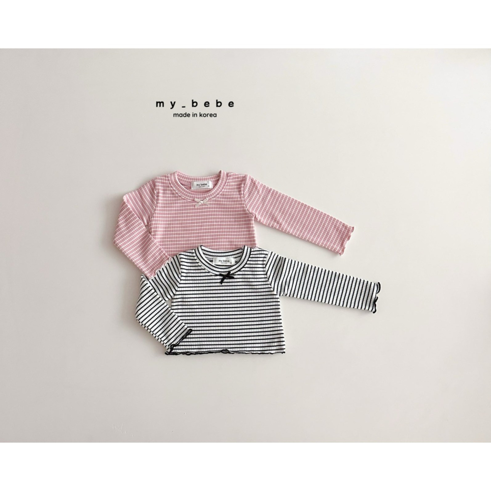 Mybebe 上衣 마이베베 러버크롭티-細節圖4