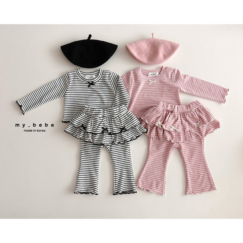 Mybebe 上衣 마이베베 러버크롭티-細節圖5